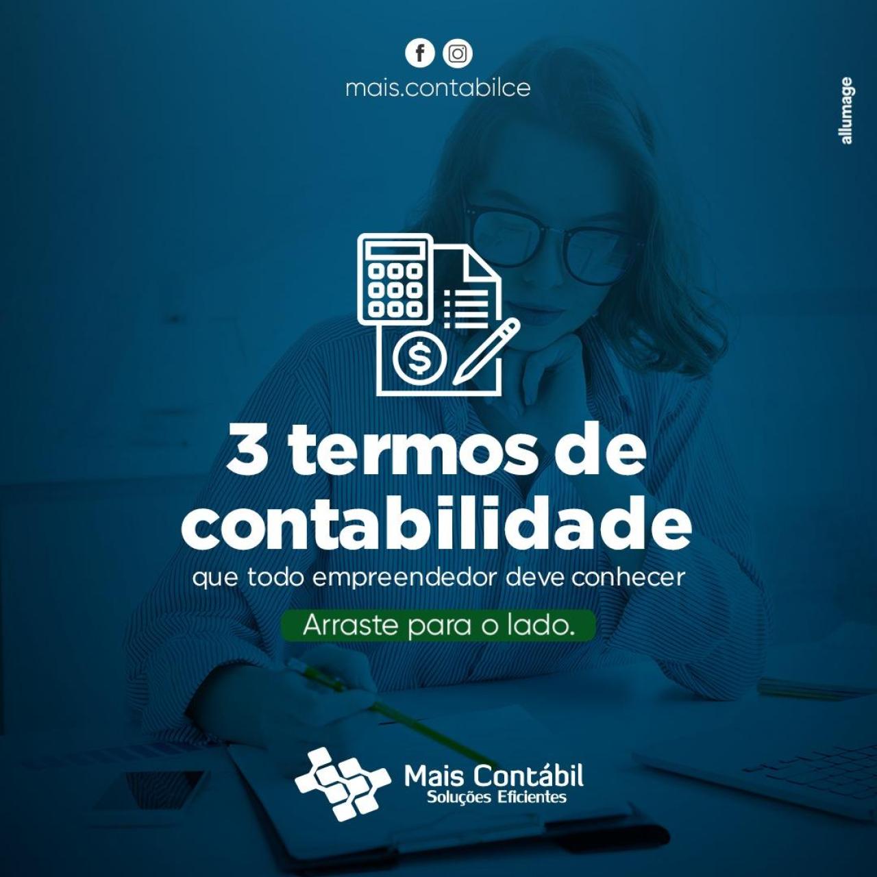 3 termos de Contabilidade 