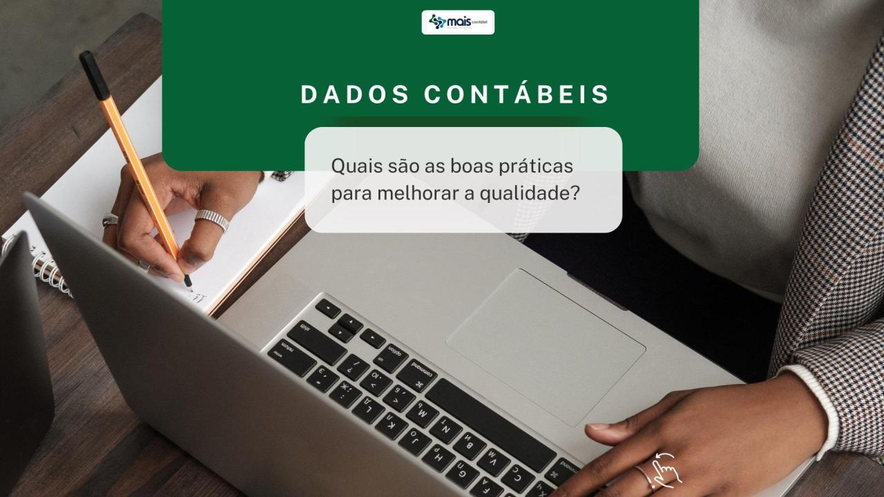 BOAS PRÁTICAS PARA MELHORAR A QUALIDADE DOS DADOS CONTÁBEIS