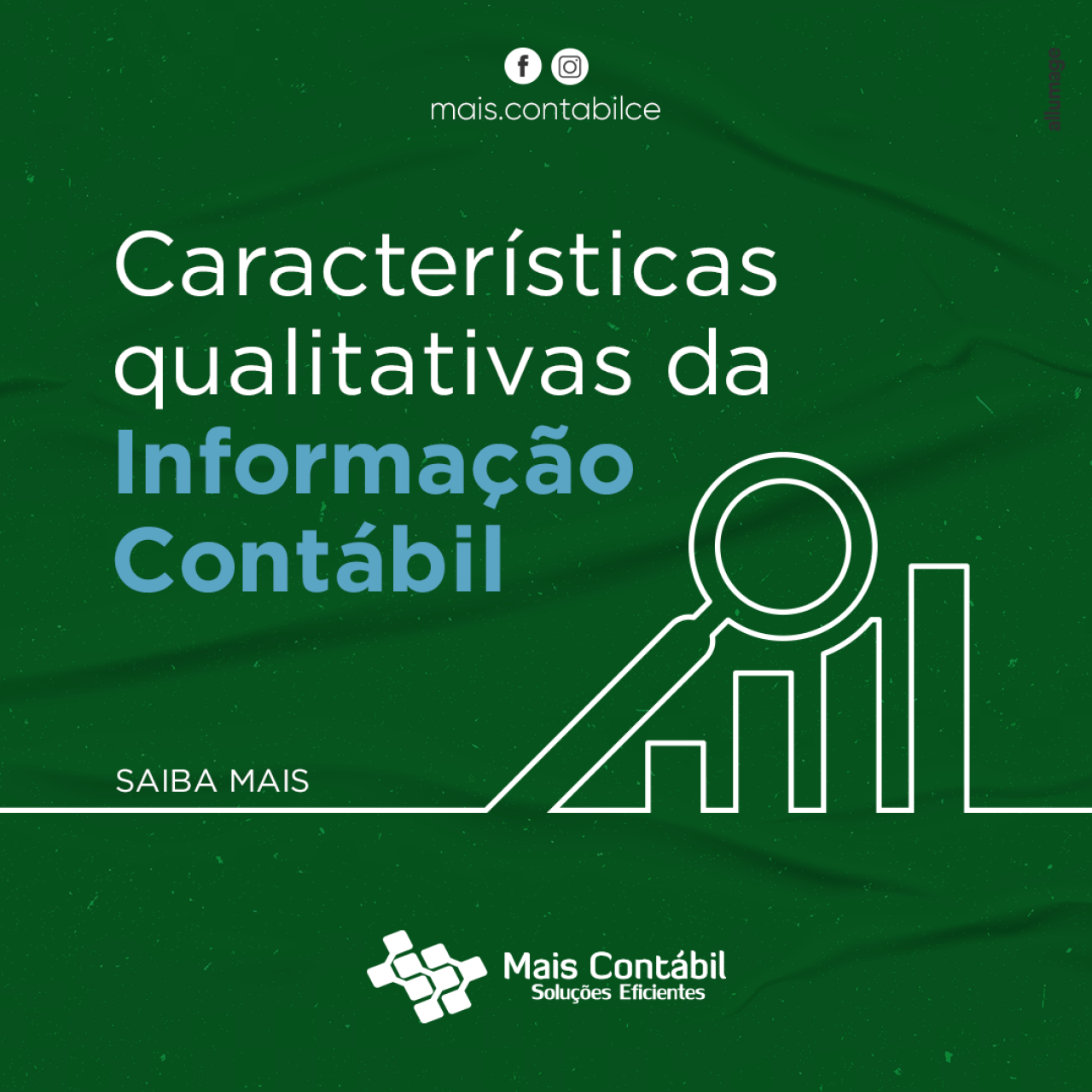 Características qualitativas da Informação Contábil.