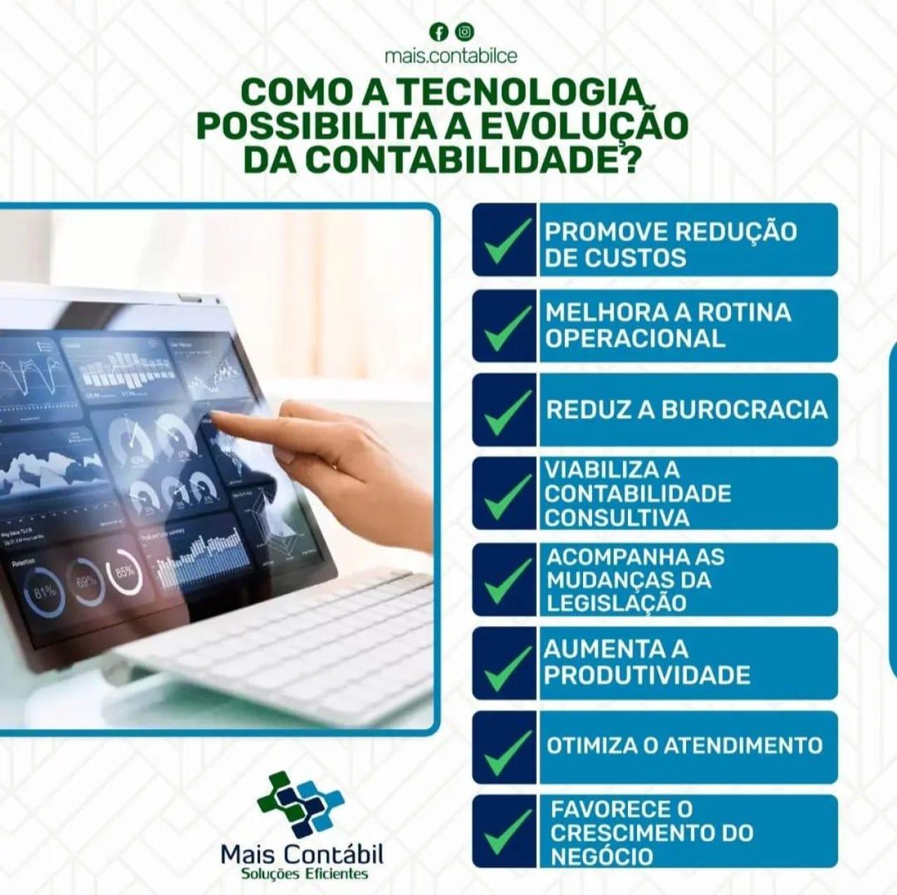 Como a tecnologia possibilita a evolução da contabilidade?