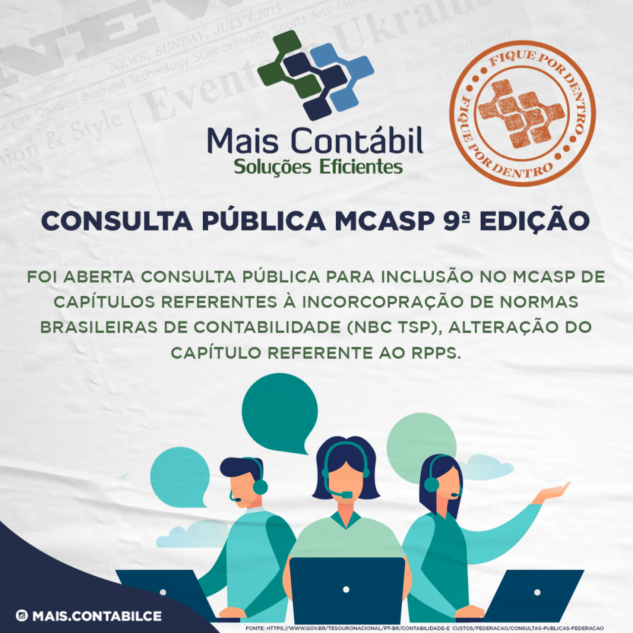 CONSULTA PÚBÇICA MCASP 9ª EDIÇÃO