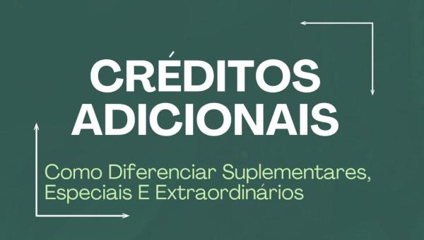 CRÉDITOS ADICIONAIS