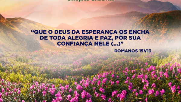 Deus da esperança.