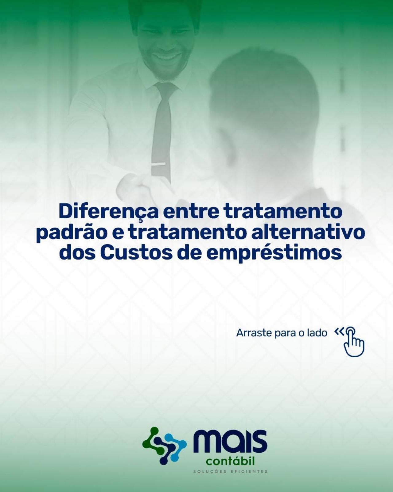 DIFERENÇA ENTRE TRATAMENTO PADRÃO E TRATAMENTO ALTERNATIVO DOS CUSTOS DE EMPRÉSTIMOS