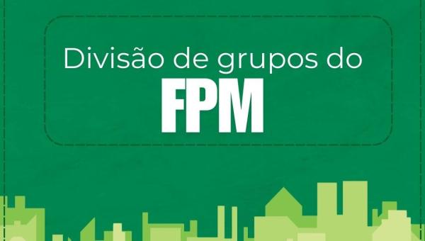 DIVISÃO DE GRUPOS DO FPM