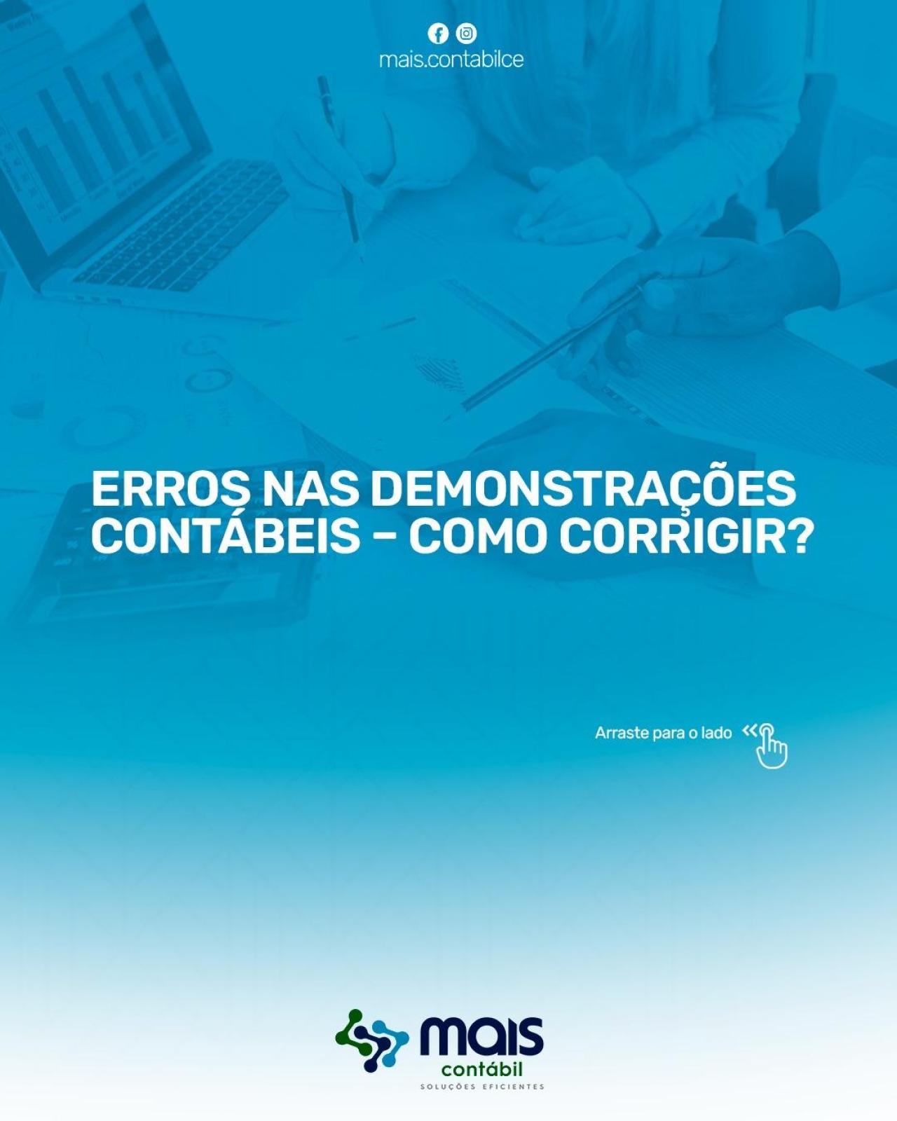ERROS NAS DEMONSTRAÇÕES CONTÁBEIS 