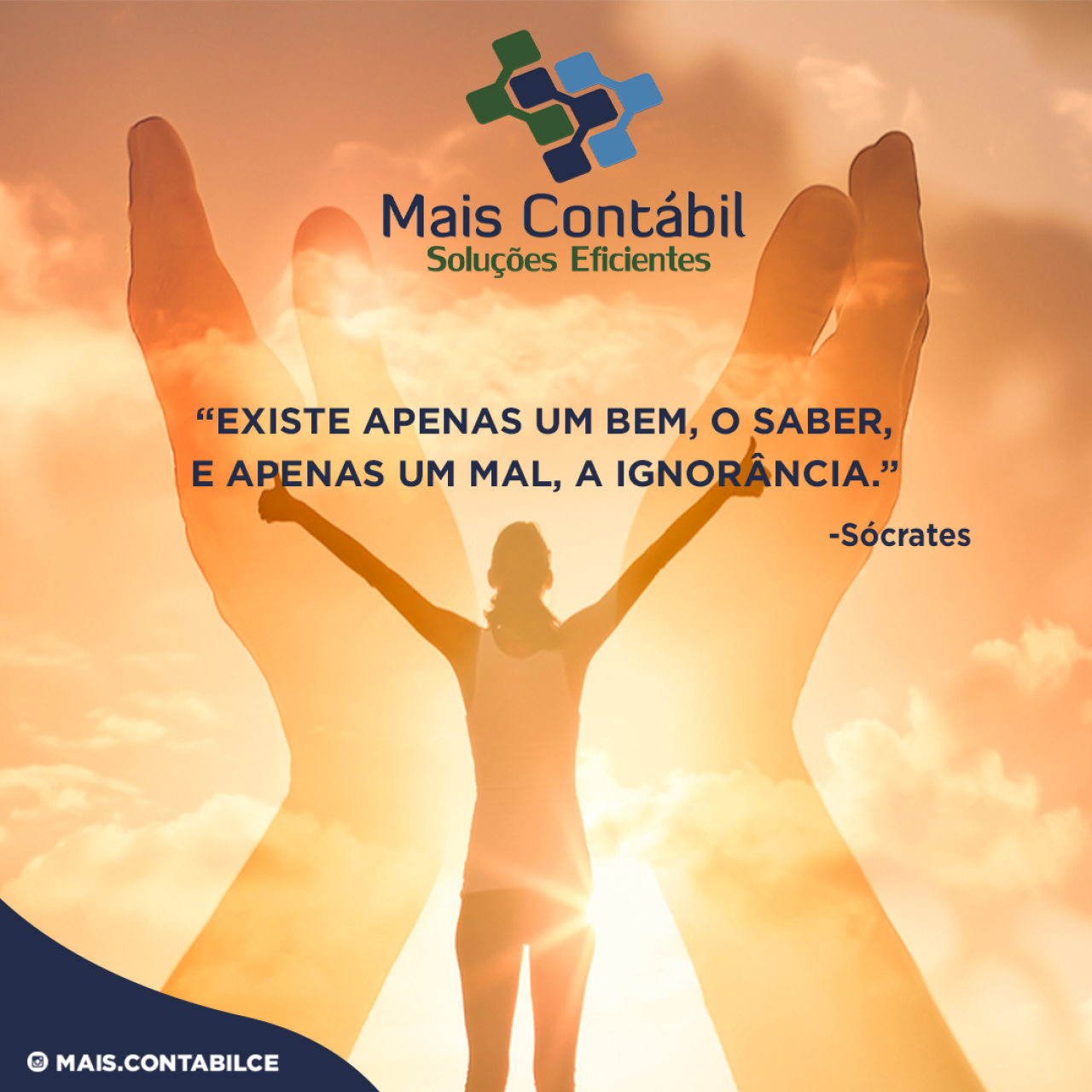 Existe apenas um bem, o saber