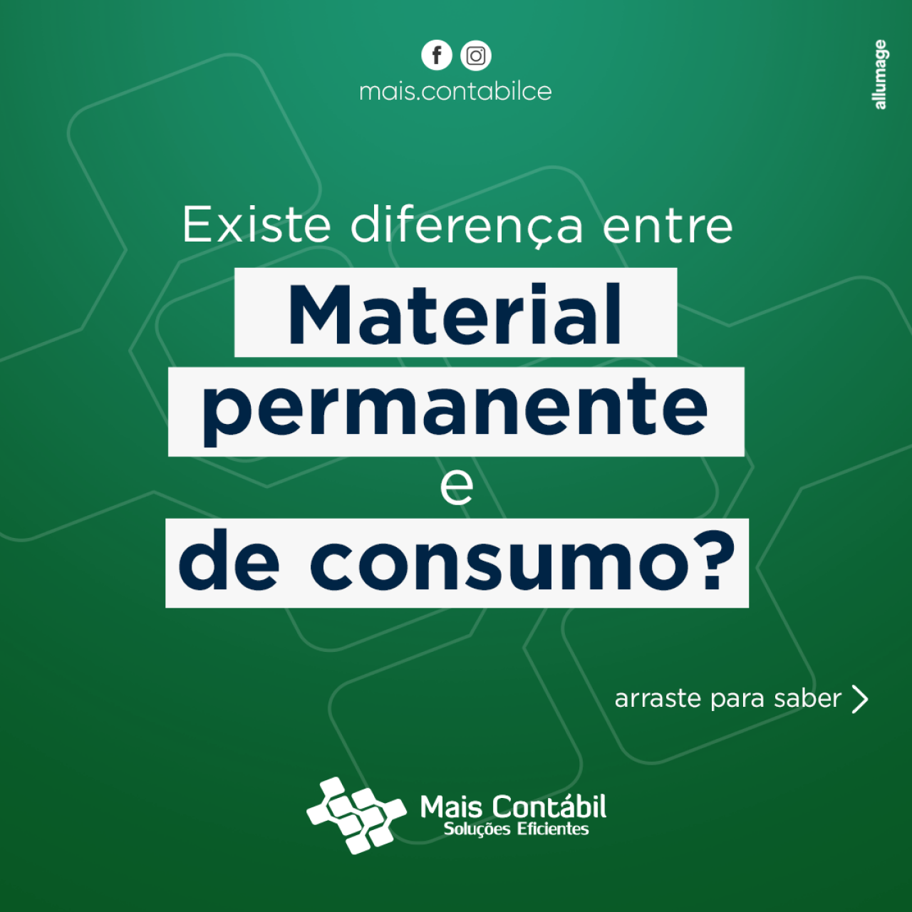 Existe diferença entre material permanente e material de consumo?