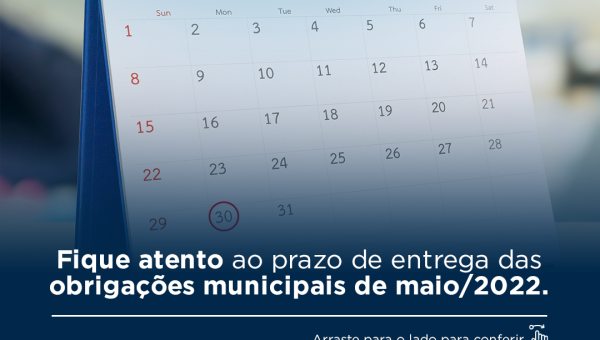 Fique atento para não perder o prazo! 