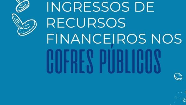 INGRESSOS DE RECURSOS FINANCEIROS NOS COFRES PÚBLICOS