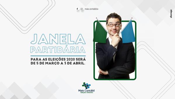 Janela partidária para as eleições 2020 será de 5 de março a 3 de abril.