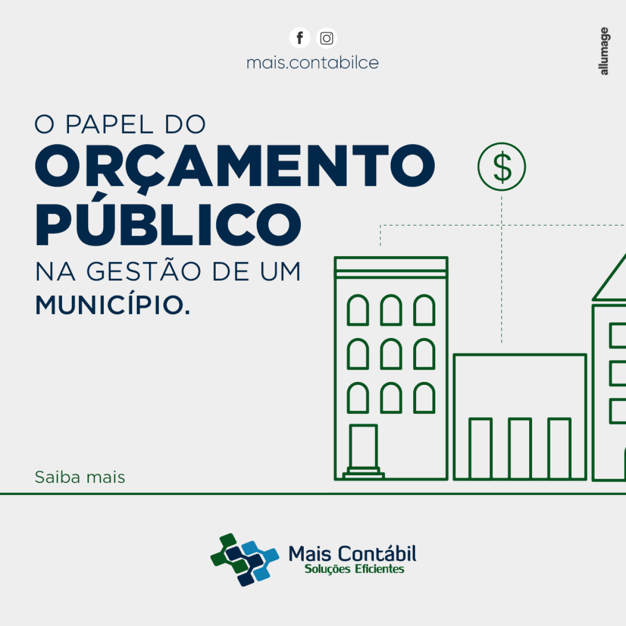 O papel do orçamento público na gestão de um município.