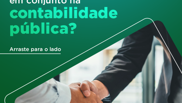 O que significa acordos em conjunto na contabilidade pública?