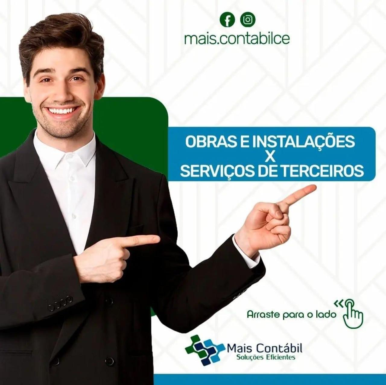 OBRAS E INSTALAÇÕES X SERVIÇOS DE TERCEIROS 