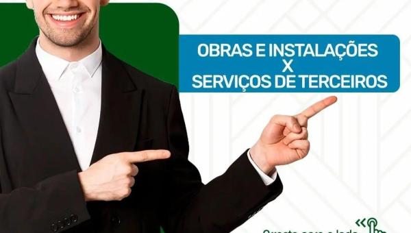 OBRAS E INSTALAÇÕES X SERVIÇOS DE TERCEIROS 