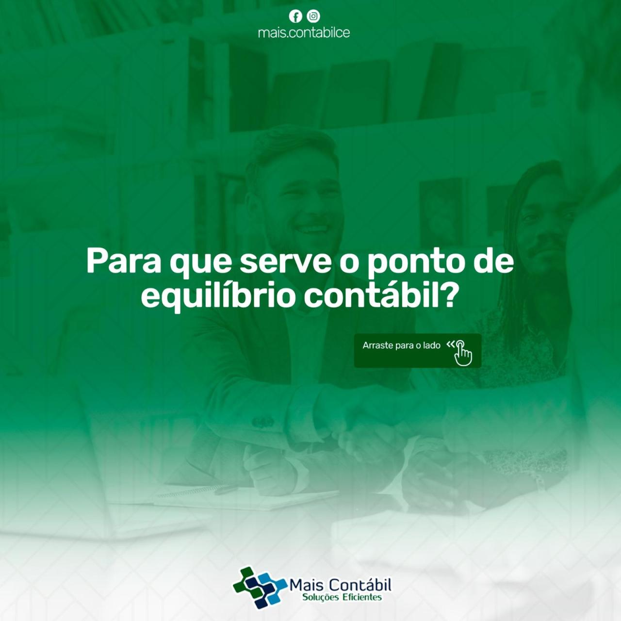 PARA QUE SERVE O PONTO DE EQUILÍBRIO CONTÁBIL?