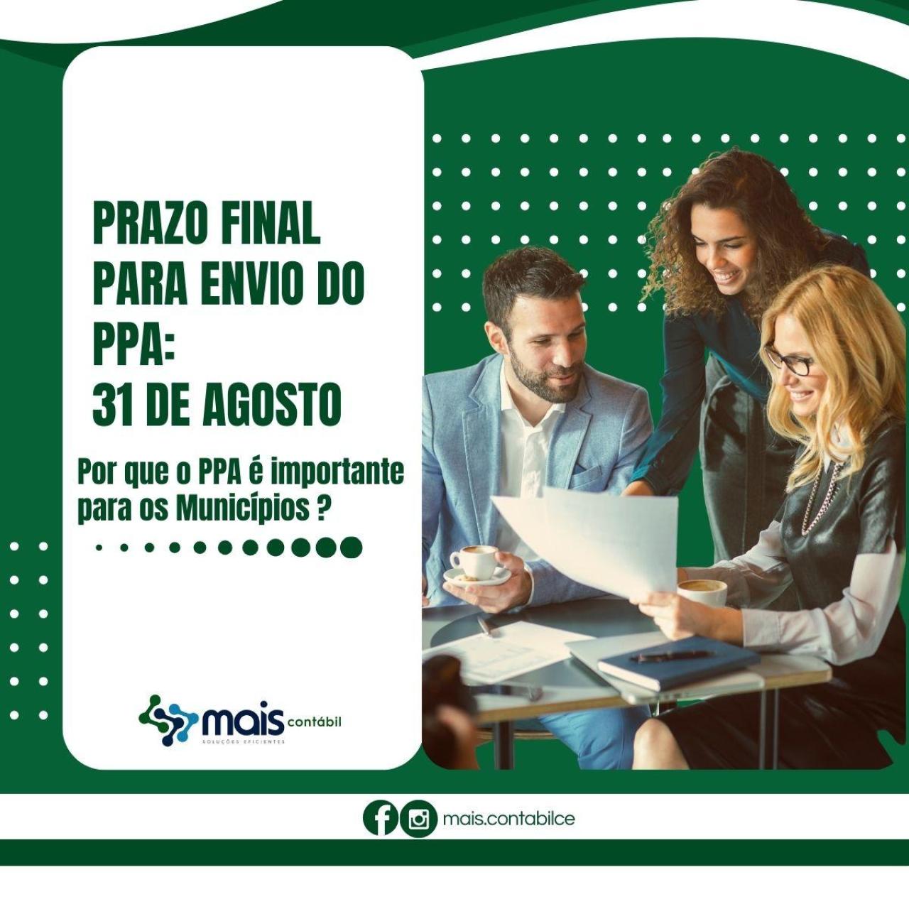 POR QUE O PPA É IMPORTANTE PARA OS MUNICÍPIOS?