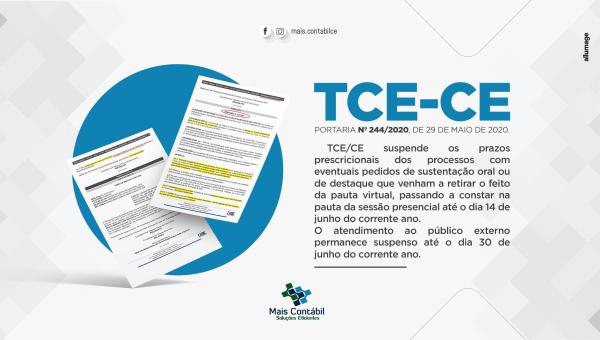 PORTARIA Nº 244/2020, DE 29 DE MAIO DE 2020.