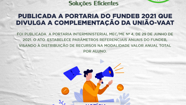 Públicada portaria do FUNDEB 2021 