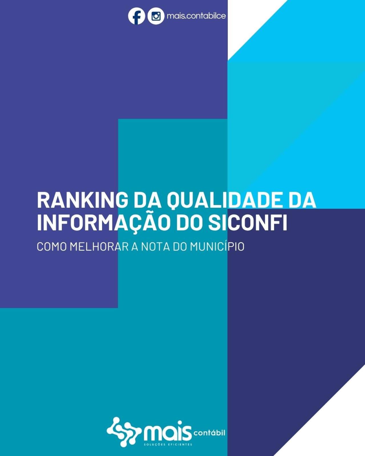 RANKING DA QUALIDADE DA INFORMAÇÃO DO SICONFI