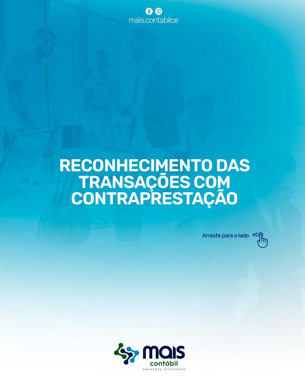 Reconhecimento das Transações COM Contraprestação