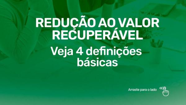 REDUÇÃO AO VALOR RECUPERÁVEL 